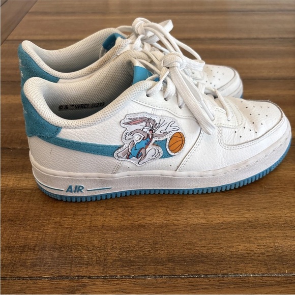 Nike Air Force 1 Low Hare Space Jam Bugs Lola Bunny DM3353-100 Size 6.5Y - Picture 4 of 13